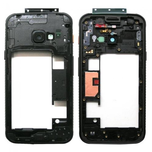 Μεσαίο Πλαίσιο Samsung G398F Galaxy Xcover 4s Μαύρο (Original)