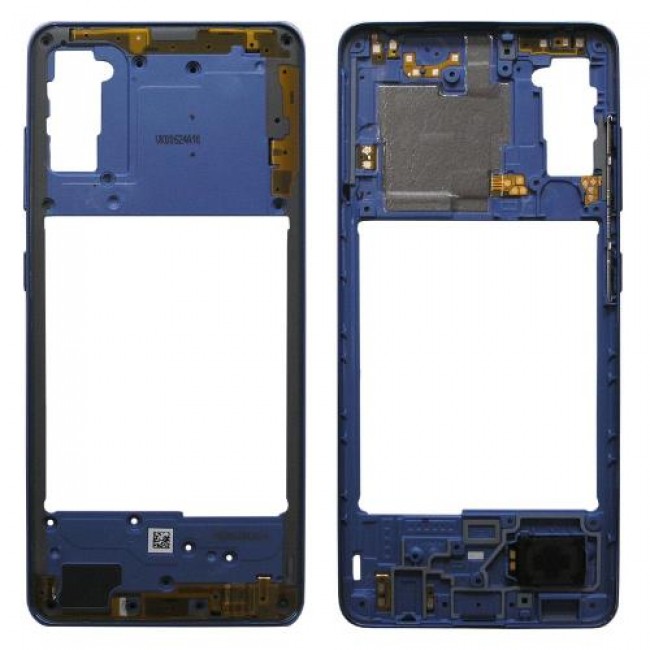 Μεσαίο Πλαίσιο Samsung A415F Galaxy A41 Μπλε (Original)