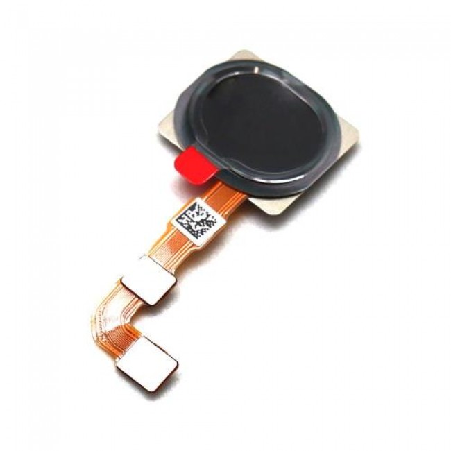Καλώδιο Πλακέ με Εξωτερικό Κεντρικό Πλήκτρο Home & Fingerprint Sensor Samsung A207F Galaxy A20s Μαύρο(Original)