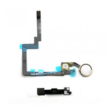 Καλώδιο Πλακέ με Εξωτερικό Κεντρικό Πλήκτρο Home Apple iPad mini 3 Χρυσό (OEM)