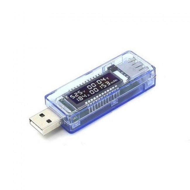 Διαγνωστικό USB KWS-V20 με 1 Εξ. USB και Οθόνη Μέτρησης Τάσης - Κατανάλωσης