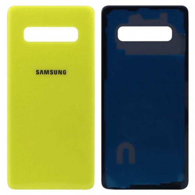 Καπάκι Μπαταρίας Samsung G975F Galaxy S10 Plus Κίτρινο (OEM)