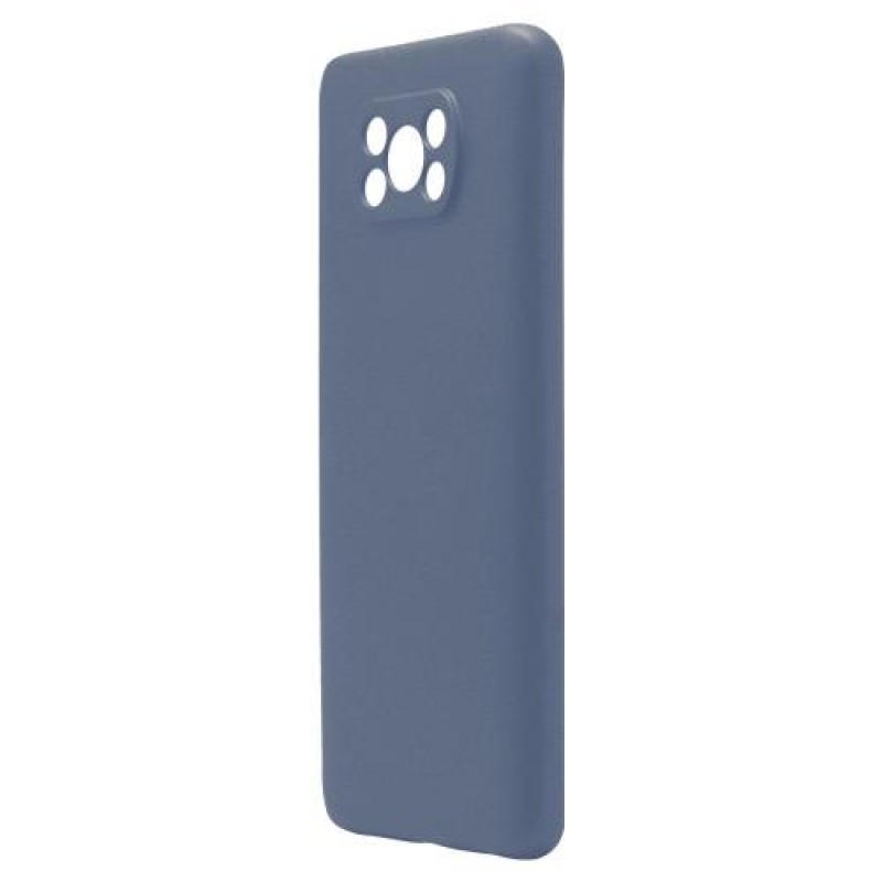 Θήκη Liquid Silicon inos Xiaomi Poco X3 L-Cover Μπλε Ραφ Θήκη Liquid Silicon inos Xiaomi Poco X3 L-Cover Μπλε Ραφ