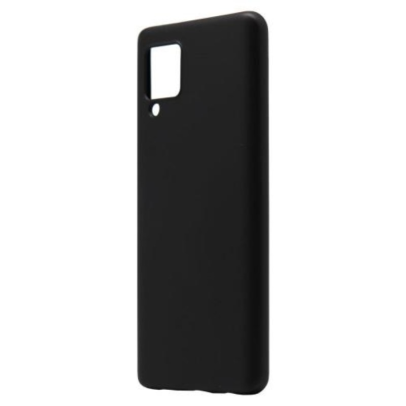 Θήκη Liquid Silicon inos Samsung A426B Galaxy A42 5G L-Cover Μαύρο