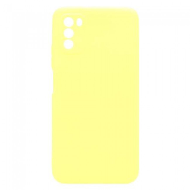 Θήκη Soft TPU inos Xiaomi Poco M3 S-Cover Κίτρινο