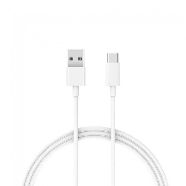 Καλώδιο Σύνδεσης USB 2.0 Xiaomi Mi USB Α to USB C 1m SJX14ZM Λευκό (Ασυσκεύαστο)
