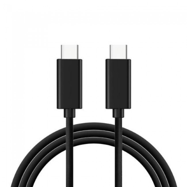 Καλώδιο Σύνδεσης USB 2.0 USB C σε USB C 2m Μαύρο (Ασυσκεύαστο)