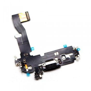 Καλώδιο Πλακέ Apple iPhone 12/ 12 Pro με Επαφή Φόρτισης Μαύρο (OEM)