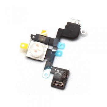 Καλώδιο Πλακέ Πλήκτρου On/Off με Flash & Μικρόφωνο Apple iPhone 12 mini (OEM)