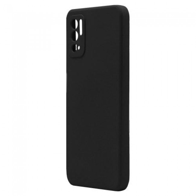 Θήκη Liquid Silicon inos Xiaomi Redmi Note 10 5G L-Cover Μαύρο