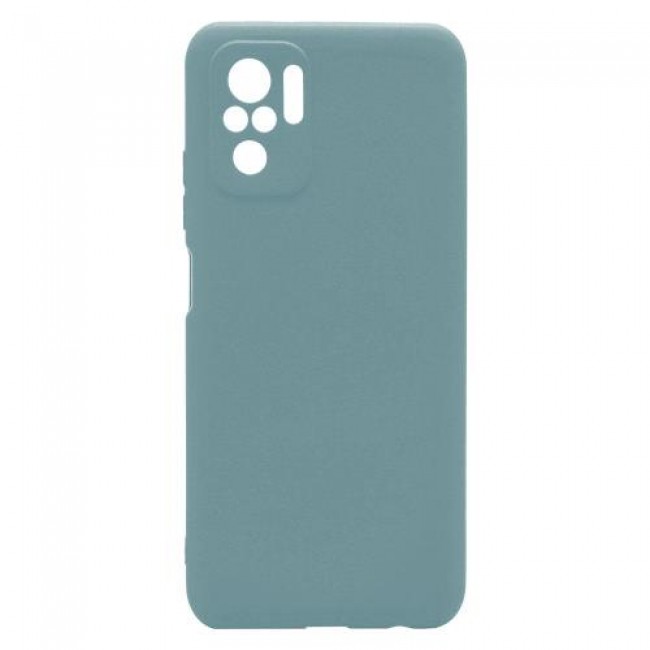 Θήκη Soft TPU inos Xiaomi Redmi Note 10 S-Cover Πετρόλ