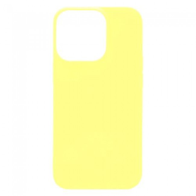Θήκη Soft TPU inos Apple iPhone 13 Pro S-Cover Κίτρινο