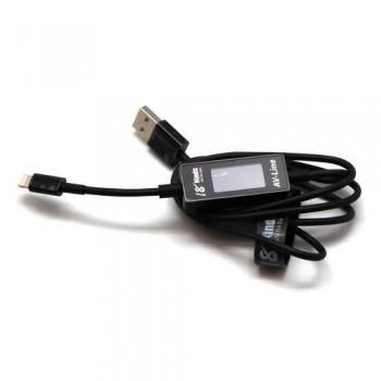 Καλώδιο USB με Οθόνη Μέτρησης Ρεύματος/ Τάσης/ Κατανάλωσης AV-LINE Lightning