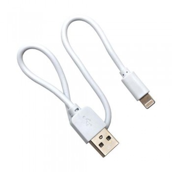 Καλώδιο Σύνδεσης USB 2.0 USB A σε Lightning 0.3m Λευκό (Ασυσκεύαστο)