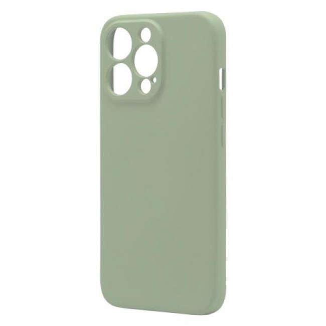 Θήκη Liquid Silicon inos Apple iPhone 13 Pro L-Cover Λαδί