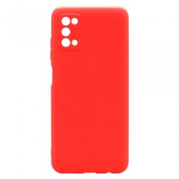 Θήκη Soft TPU inos Samsung A037F Galaxy A03s S-Cover Κόκκινο
