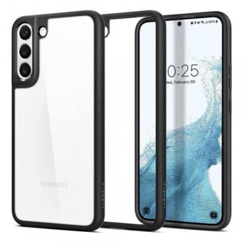 Θήκη TPU & PC Spigen Ultra Hybrid Samsung G906B Galaxy S22 Plus 5G Διάφανο-Μαύρο