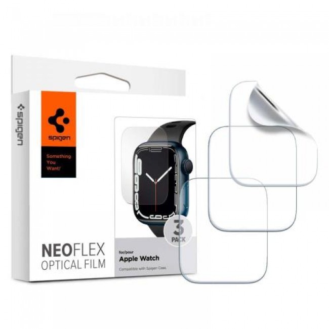 Screen Protector Spigen Neo Flex HD Apple Watch 7 45mm (3 τεμ.)