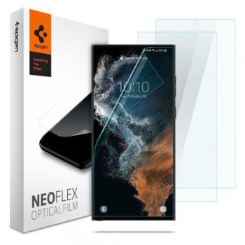 Tempered Glass Full Face Spigen Neo Flex Samsung G908B Galaxy S22 Ultra 5G (2 τεμ.)