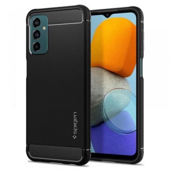 Θήκη Soft TPU Spigen Rugged Armor Samsung M236B Galaxy M23 5G Μαύρο