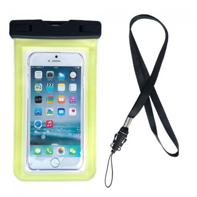 Waterproof Θήκη inos για Smartphones έως 6.7'' Διάφανο-Κίτρινο Waterproof Θήκη inos για Smartphones έως 6.7'' Διάφανο-Κίτρινο
