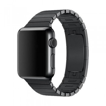 Λουράκι Devia Link Bracelet Apple Watch 4/ 5/ 6/ 7/ SE (38mm/ 40mm/ 41mm) Elegant Series Μαύρο
