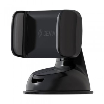 Universal Βάση Στήριξης Ταμπλό & Παρμπρίζ Αυτοκινήτου Devia ES049 V2 για Smartphones 3.5'' έως 6.5'' Μαύρο
