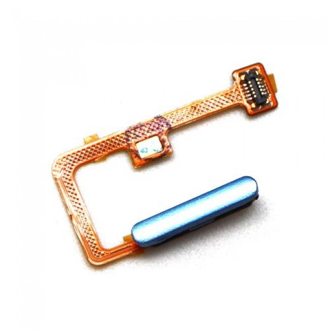 Καλώδιο Πλακέ Πλήκτρου On/Off Xiaomi Mi 11 Lite με Fingerprint Sensor Μπλε (OEM)