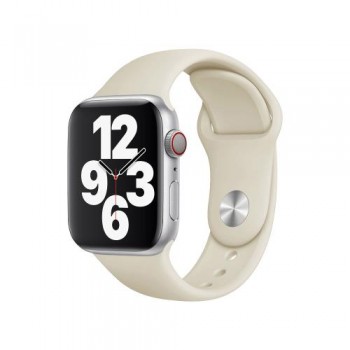 Λουράκι Devia Sport Band Apple Watch 4/ 5/ 6/ 7/ SE (42mm/ 44mm/ 45mm) Deluxe Series Antique Λευκό