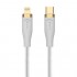 Καλώδιο Σύνδεσης USB 2.0 Woven Devia EC418 Braided USB C σε Lightning 1.5m Star Series Λευκό
