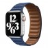 Λουράκι Devia Elegant Leather Apple Watch 4/ 5/ 6/ 7/ SE (38mm/ 40mm/ 41mm) Two-Tone Σκούρο Μπλε