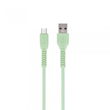 Καλώδιο Σύνδεσης USB 2.0 Maxlife MXUC-04 USB A σε Micro USB 1m Πράσινο
