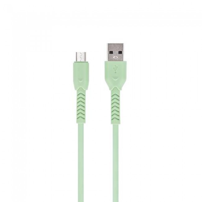 Καλώδιο Σύνδεσης USB 2.0 Maxlife MXUC-04 USB A σε Micro USB 1m Πράσινο
