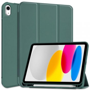 Θήκη Flip Smart inos Apple iPad 10.9 (2022) με TPU & SC Pen Πράσινο
