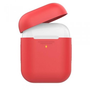 Θήκη Σιλικόνης AhaStyle PT02-F Apple AirPods Premium Κόκκινο