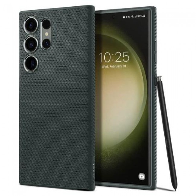 Θήκη Soft TPU Spigen Liquid Air Samsung S918B Galaxy S23 Ultra 5G Πράσινο Θήκη Soft TPU Spigen Liquid Air Samsung S918B Galaxy S23 Ultra 5G Πράσινο