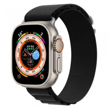 Λουράκι Devia Sport5 Nylon Woven Apple Watch (38/ 40/ 41mm) Deluxe Μαύρο