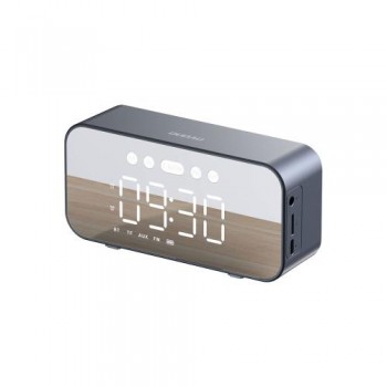 Φορητό Ηχείο Bluetooth - Ρολόι Dudao Y17 5W με Ραδιόφωνο FM Ασημί
