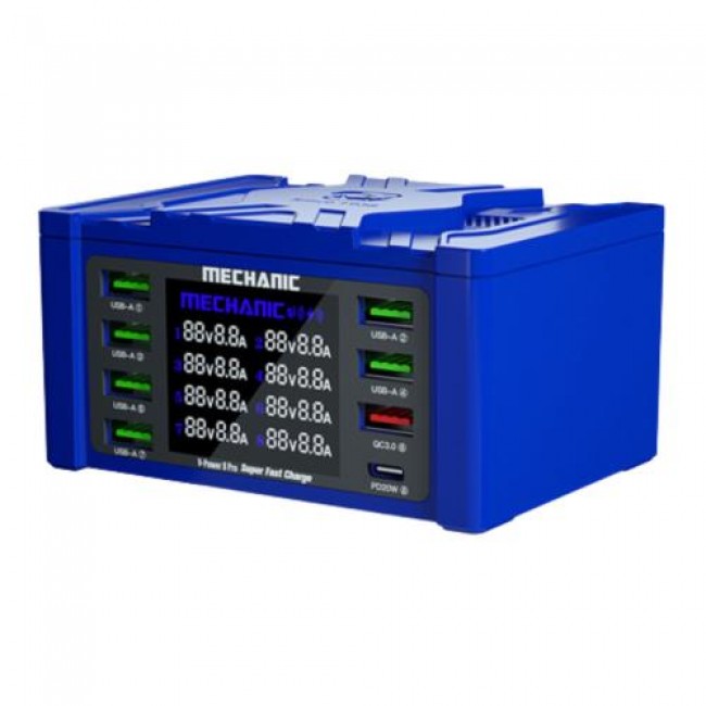 Πολυφορτιστής Πάγκου Service Μechanic V-Power 8PRO με 8 Θύρες USB 110W Πολυφορτιστής Πάγκου Service Μechanic V-Power 8PRO με 8 Θύρες USB 110W