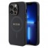 Θήκη PU Guess MagSafe Apple iPhone 15 Pro Saffiano Μαύρο