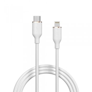 Καλώδιο Σύνδεσης USB 2.0 Devia EC631 USB C σε Lightning PD 27W 1.2m Jelly Λευκό