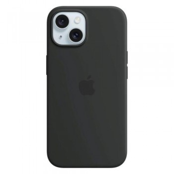 Θήκη Silicon με MagSafe Apple MT0J3 iPhone 15 Μαύρο