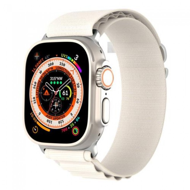 Λουράκι Bracelet Dux Ducis Sport Nylon Woven Apple Watch (42/ 44/ 45/ 49mm) Starlight