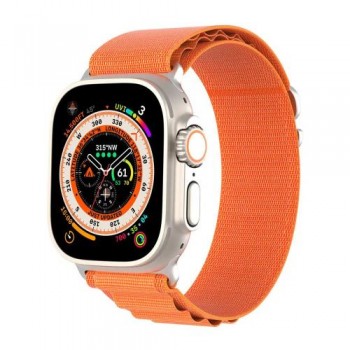 Λουράκι Dux Ducis Sport Nylon Woven Bracelet Apple Watch (42/ 44/ 45/ 49mm) Πορτοκαλί