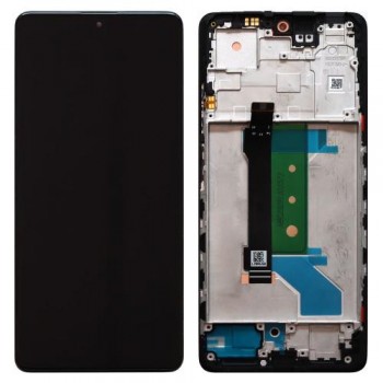 Οθόνη με Touch Screen & Μεσαίο Πλαίσιο Xiaomi Redmi Note 12 Pro Plus 5G Μαύρο (Original)