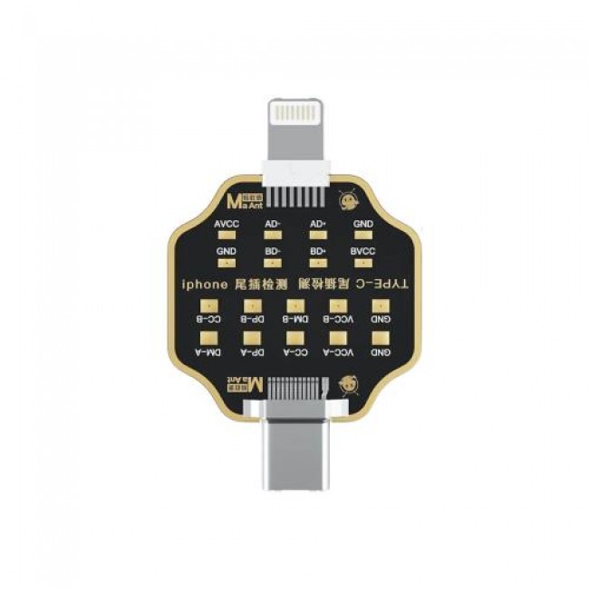 Πλακετάκι Δοκιμής Φόρτισης με USB C και Lightning MaAnt