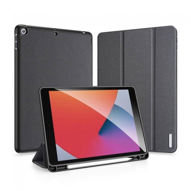 Θήκη TPU Flip Shock Proof Dux Ducis Domo Apple iPad 10.2'' 2019/ 2020/ 2021 Μαύρο