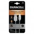 Καλώδιο Σύνδεσης USB 2.0 Duracell Braided Kevlar USB A σε Micro USB 1m Λευκό