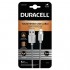 Καλώδιο Σύνδεσης USB 2.0 Duracell Braided Kevlar USB A σε Micro USB 2m Λευκό