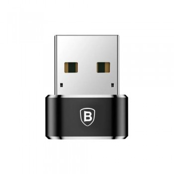 Αντάπτορας Baseus USB C Θηλυκό σε USB A Αρσενικό Μαύρο